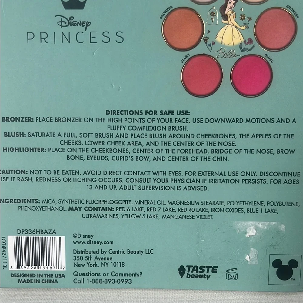 NWT Disney Belle Complexion Palette